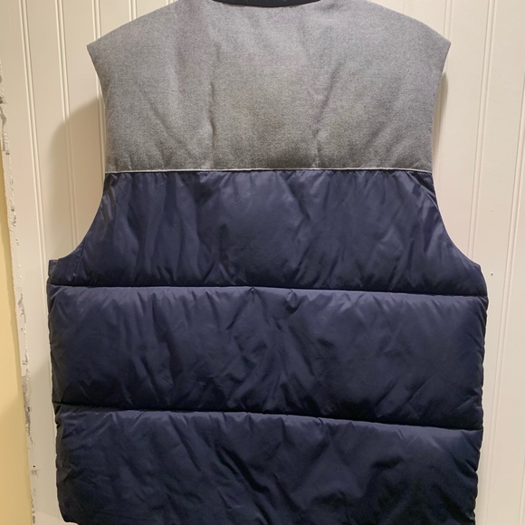 H&M denim/navy puffer vest - Picture 3 of 3